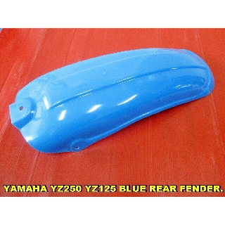 YAMAHA YZ250 YZ125 YZ100 "BLUE" REAR MUDGUARD FENDER "NEW"  // บังโคลนหลัง พลาสติก สีฟ้า