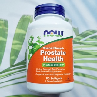 อาหารเสริม สำหรับผู้ชาย ต่อมลูกหมาก Prostate Health 90 Softgels (Now Foods®)