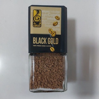 cafeart black gold 100% freeze dried coffee 100g.