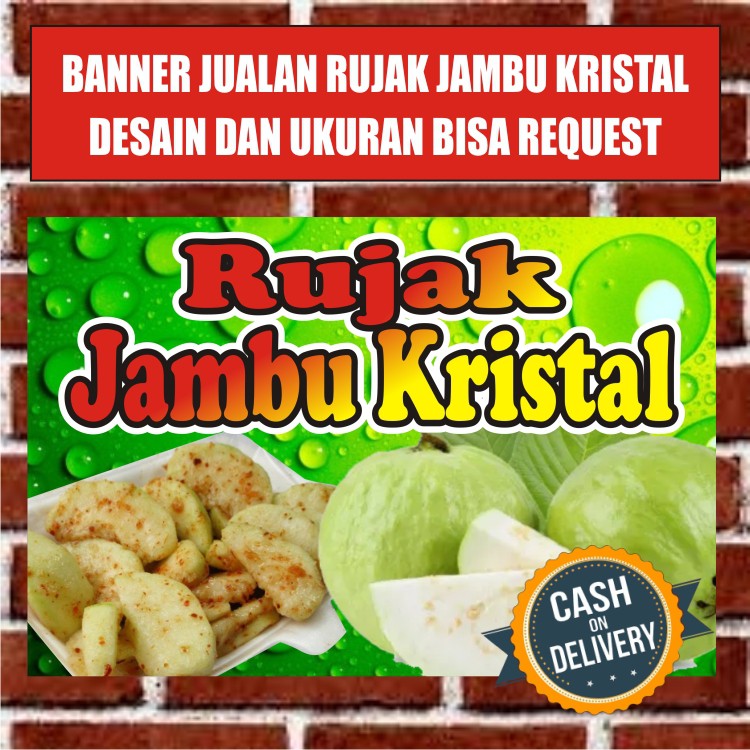 แบนเนอร์ขายฝรั่งคริสตัล Rujak
