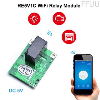 Sonoff Re5V1C 5 V Dc Wifi โมดูลรีเลย์สวิตช์รีโมทควบคุม