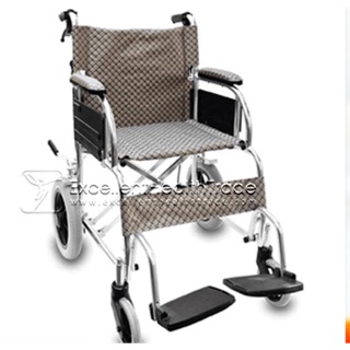 รถเข็นล้อกลางเบาะกว้าง (Medium size wheelchair)