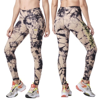 Zumba Worldwide Tie-Dye High Waisted Ankle Leggings (กางเกงเลกกิ้งออกกำลังกายซุมบ้า)