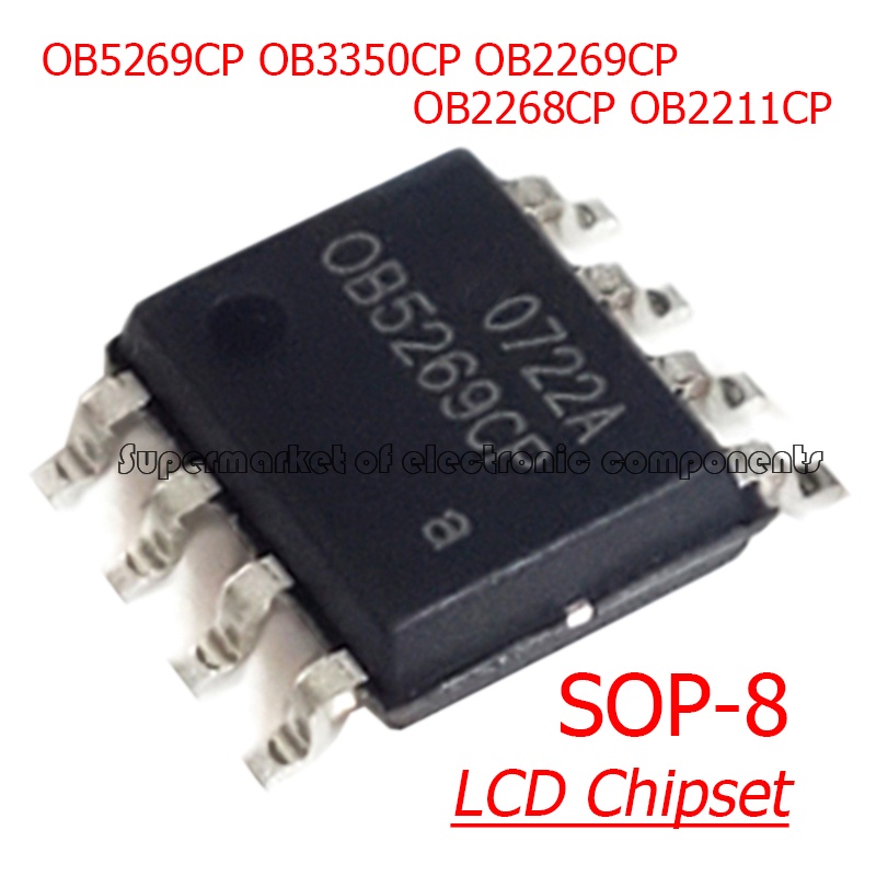 ชิปเซ็ต ไอซี OB5269CP OB3350CP OB2269CP OB2268CP OB2211CP SOP-8 SMD ใหม่ 5 ชิ้น