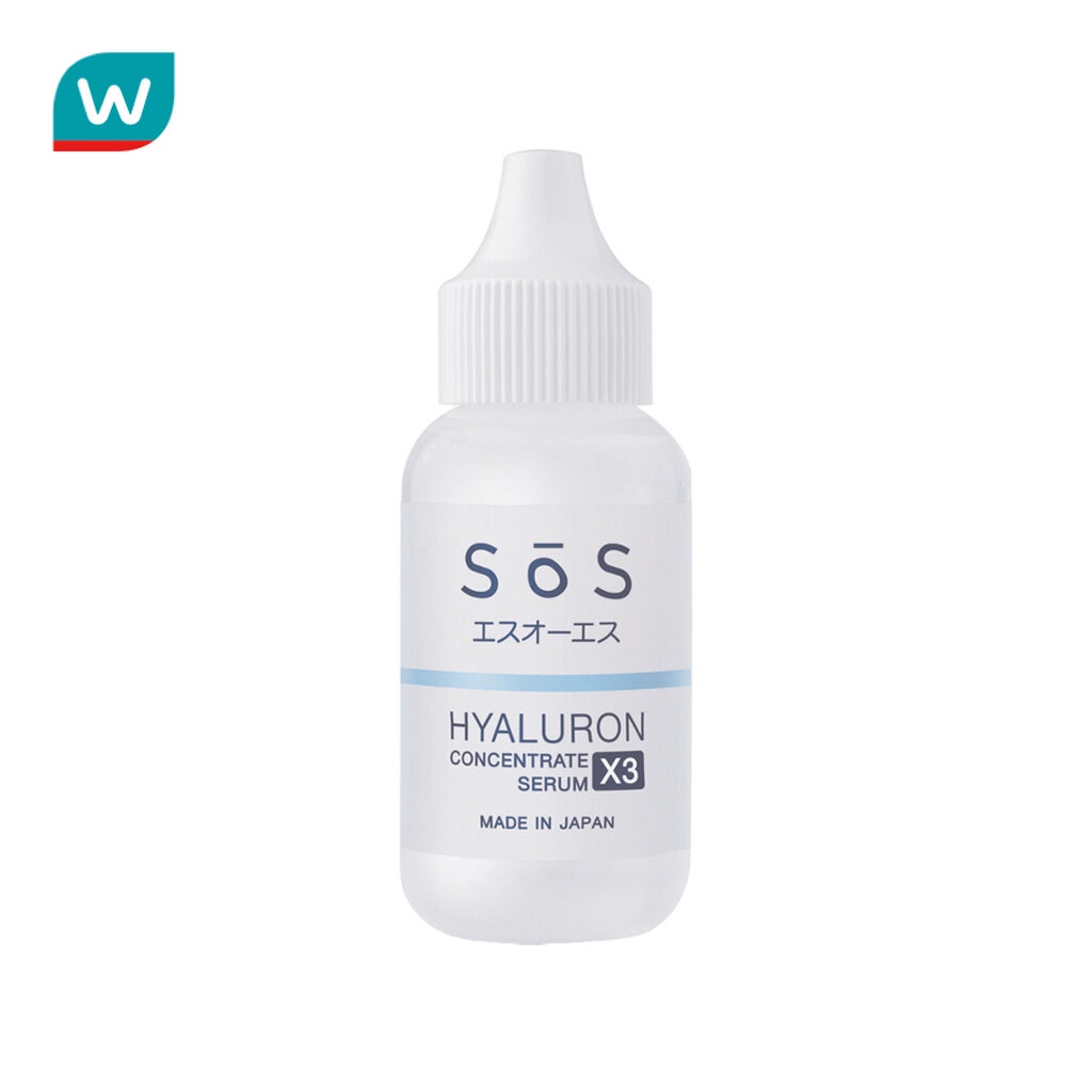 SoS SoS เอะสึ โอ เอะสึ ไฮยาลูรอน เอ๊กซ์ 3 คอนเซ็นเทรท เซรั่ม 30 มล.
