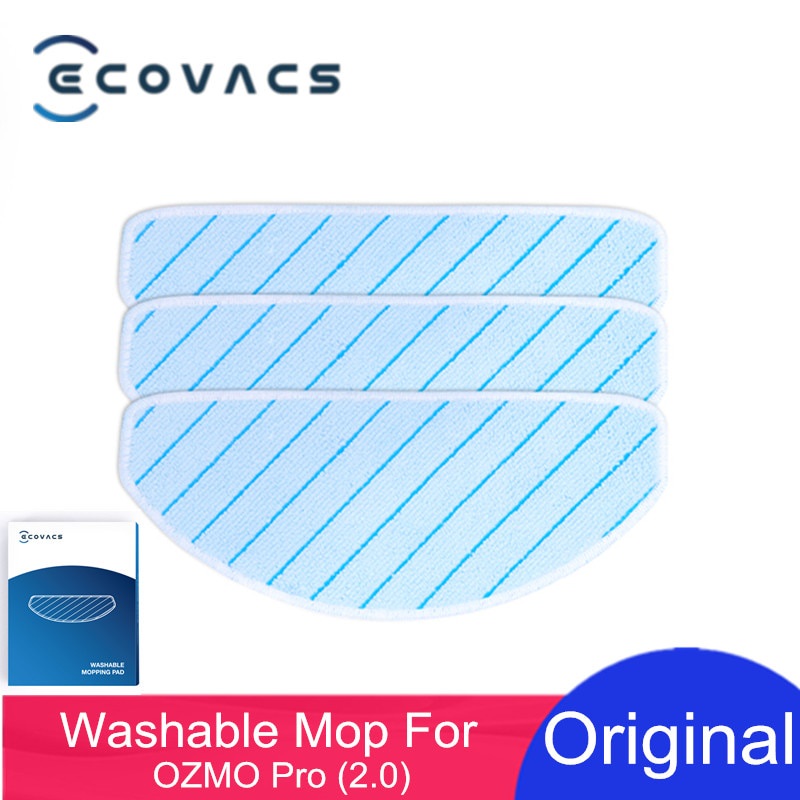 สําหรับ Ecovacs อุปกรณ์เสริมล้างทําความสะอาดได้ Mops สําหรับ DEEBOT OZMO Pro Vibration Mop Kit บน T8