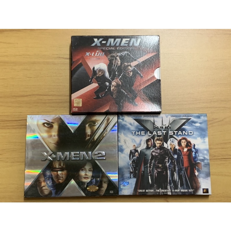 X-MEN Special Edition (3 VCD) + X-MEN 2 (2 VCD) + X-MEN The Last Stand (2 VCD)