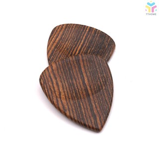 Tt ปิ๊กกีตาร์ไม้ 2 ชิ้นสําหรับกีตาร์อะคูสติกอูคูเลเล่ Bocote
