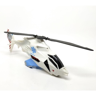 Majorette Helicopter Ambulance - White Color / Plastic /scale (8") no Package