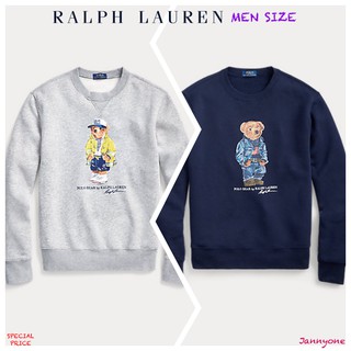 RALPH LAUREN BEAR FLEECE SWEATSHIRT ( MEN SIZE )