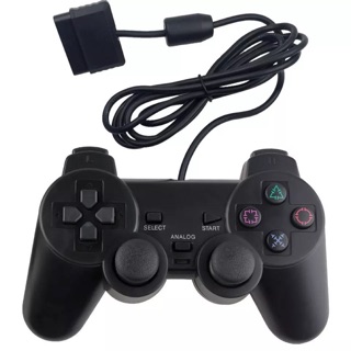 Controller Gamepads สำหรับ Sony PS2 Playstation2 Dual Shock คอนโซลวิดีโอเกมจอยสติ๊ก Gamepads สายยาว Joypad