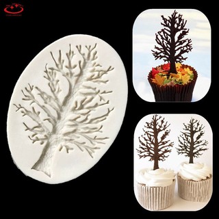 3D Tree Silicone Fondant Mold Cake Decorating Chocolate Sugarcraft Baking Mould