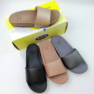 (1F-2604) Scholl รองเท้าสกอลล์ผู้หญิง รุ่น Marine ll รหัส 1F-2604 เทคโนโลยี Bioprint นวัตกรรมที่รองรับข้อเท้าได้อย่าง...