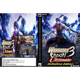 แผ่นเกมส์ PC WARRIORS OROCHI 3 Ultimate Definitive Edition (3DVD + ลิ้งดาวโหลด)