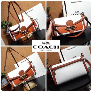 COACH 1937 JADE SHOULDER BAGSize : 10 1/4" (L) x 5 1/2" (H) x 2 3/4" (W)