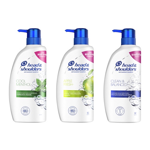 ✗♤¤Head & Shoulders เฮด แอนด์ โชว์เดอร์ 680 มล. (เลือกสูตรได้)สบู่และยาสระผมเด็ก