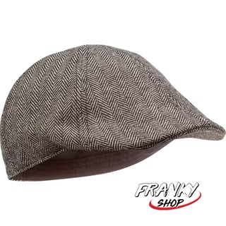 หมวกแฟล็ตแคปสำหรับใส่ส่องสัตว์ Tweed Flat Cap