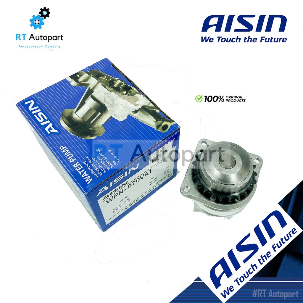 Aisin ปั๊มน้ำ Nissan Cefiro A32 A33 VQ20DE VQ25 VQ30DE 24v / ปั้มน้ำ 21010-31U25 / WPN070VAT