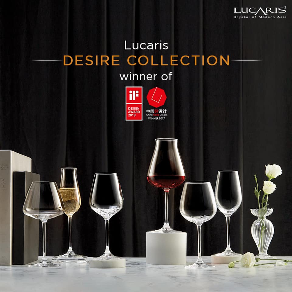 LUCARIS แก้วไวน์แดง DESIRE ROBUST RED 700 ML. (Pack of 2)