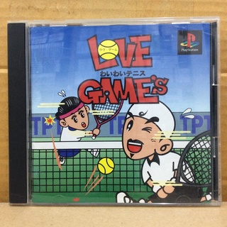 แผ่นแท้ [PS1] Love Games - Wai Wai Tennis (Japan) (SLPS-00686 | 01647) (SLPM-86541)