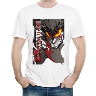 T-shirt  【Boutique Selection】เสื้อยืดแขนสั้นลําลอง ผ้าฝ้าย 100% พิมพ์ลายอนิเมะ Debiruman Devilman Cry สไตล์ญี่ปุ่น สําหร