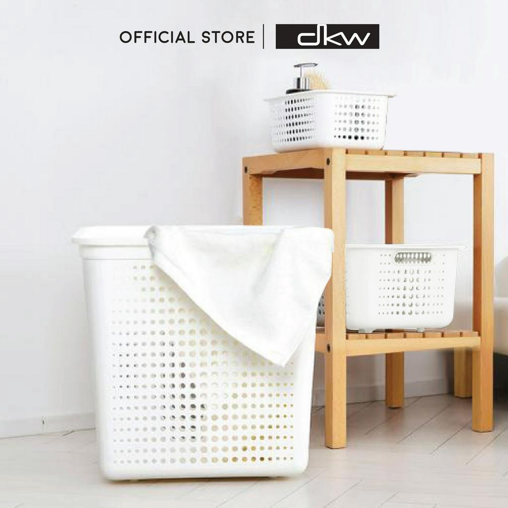 DKW ตะกร้าพลาสติกอเนกประสงค์ Bubble (ไม่มีฝา)(มี 3 ขนาด) Plastic Storage Basket