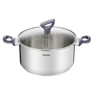 kitchenware POT WITH LID TEFAL DAILY COOK 24CM Kitchen equipment Kitchen equipment เครื่องครัว หม้อต้ม+ฝาแก้ว 24 cm TEFA