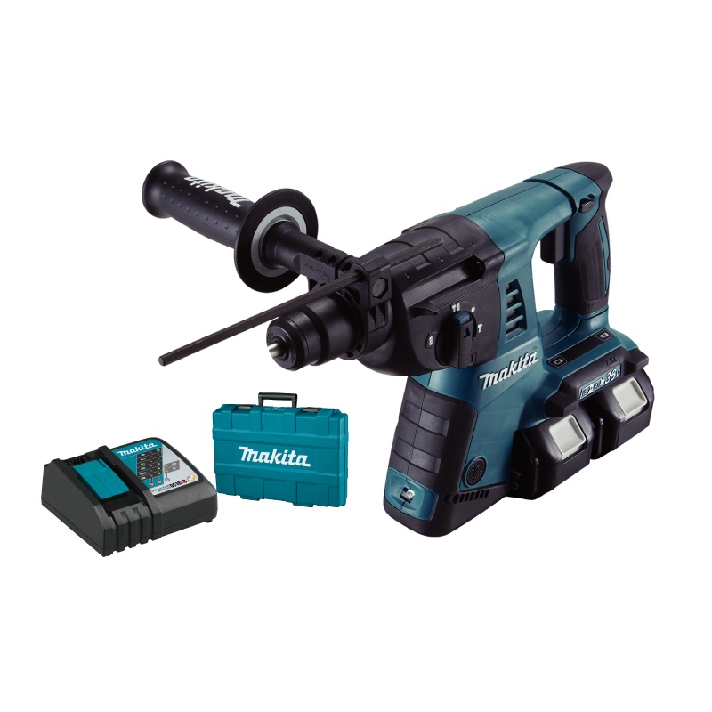 [คอมโบเซ็ต] MAKITA DHR263RF2 : โรตารี่ไร้สาย 3 ระบบ 36V 26 มม.