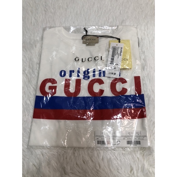 New GG T shirt รอบอก 32” ผู้ใหญ่ใส่ได้