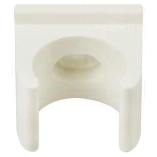 คลิปก้ามปู PVC SCG 16 มม. มาตรฐาน BS สีขาว PVC CONDUIT CLAMP SCG BS 16MM WHITE