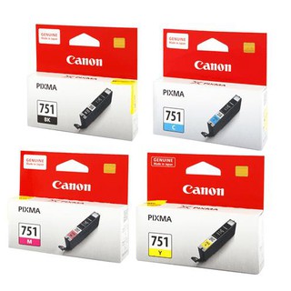 Canon CLI-751M Inkjet Cartridge Black / Cyan / Magenta / Yellow ของแท้