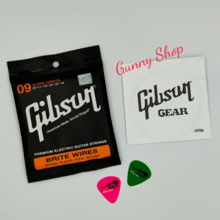 สายกีตาร์ไฟฟ้า Gibson ฟรี ปิ๊ก 2 อัน เส้น 1 อีกหนึ่งเส้น