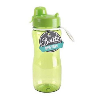 Water Bottles &amp; Coolers ขวดน้ำ PET 0.6 ลิตร JCJ ทรง BODY 3213 สีเขียว เพื่อการจัดเก็บที่เป็นระเบียบ และหยิบใช้งานสะดวก