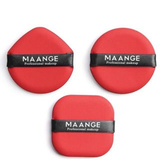 Maange Cushion Air Puff 3 Pcs.Set เซ็ทพัฟคุชชั่น 3 ชิ้น 3 แบบ