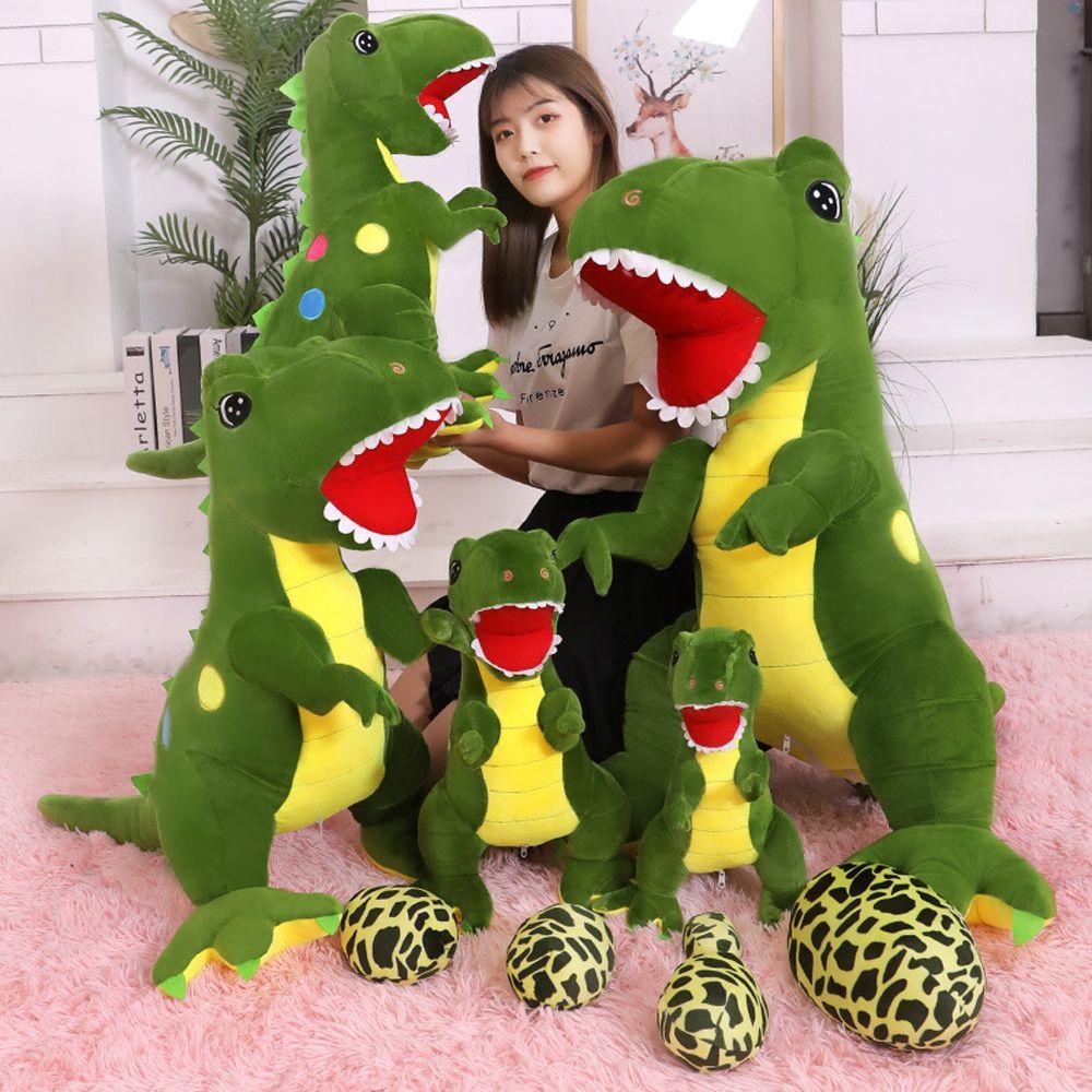 Back2life หมอนตุ๊กตานุ่ม รูปการ์ตูนไดโนเสาร์ Tyrannosaurus Rex ใส่สบาย เหมาะกับของขวัญวันเกิด สําหรับตกแต่งสํานักงาน เตียงเด็ก ราคา ถูกที่สุด ดีลบีเคเค แกลเลอรีภาพที่ 3