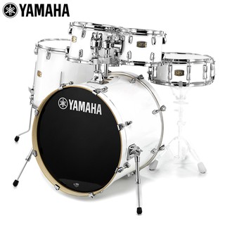 Yamaha® Stage Custom Birch (SBP2F5) กลองชุด 5 ใบ (Pure White) ไม้เบิร์ช (ไม่รวมอุปกรณ์ฮาร์ดแวร์, ฉาบ, แฉ, เก้าอี้)