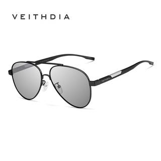 Veithdia 6699 แว่นตากันแดด เลนส์โพลาไรซ์ กรอบอลูมิเนียม สําหรับผู้ชาย