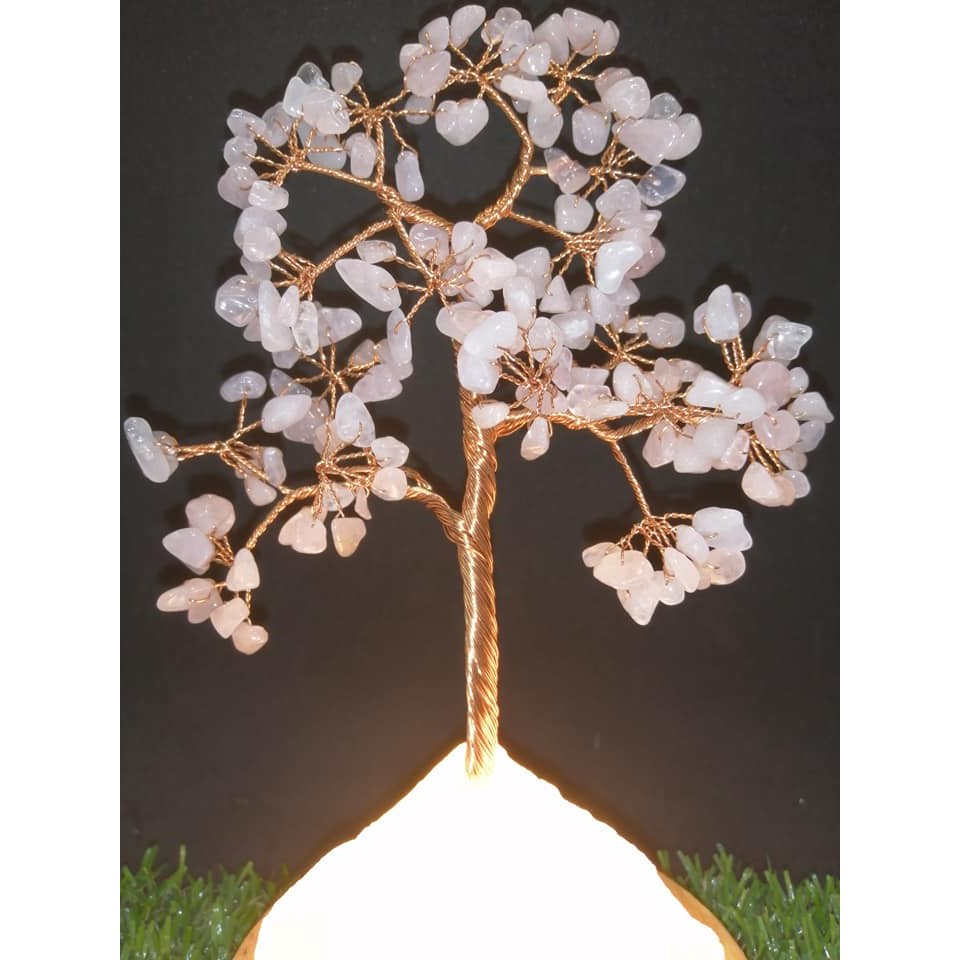 Rose Quartz Crystal Tree - Tree of Life