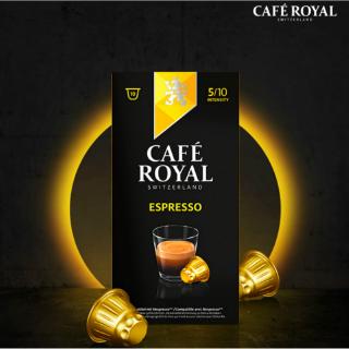 Cafe Royal Espresso Capsule Coffee 10cs for Nespresso Machine Switzerland เอสเพรสโซ กาแฟแคปซูล