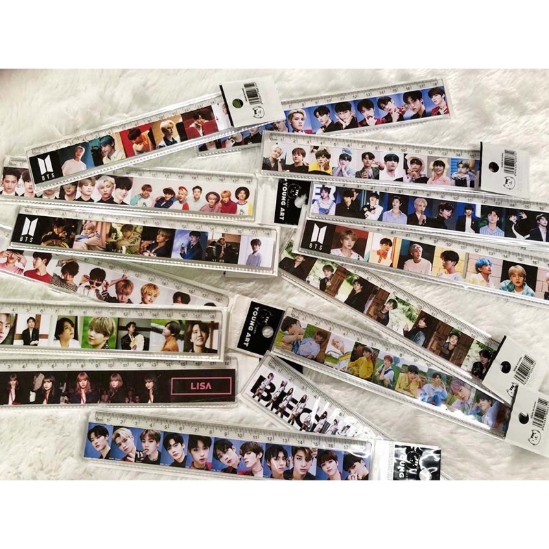 ไม้บรรทัด บีทีเอส BTS บังทัน kookv จองกุก วี จีวิน ซูก้า จิน อาร์เอ็ม เจโฮป มีเก็บเงินปลายทาง