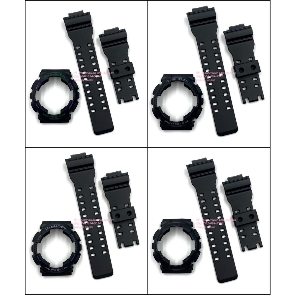 กรอบสาย G-SHOCK แท้✅ สีดำด้าน ใส่ได้กับรุ่น GA-100 ,GA-110 ,GA-120 ,GAX-100 ,GD-100 ,GD-120