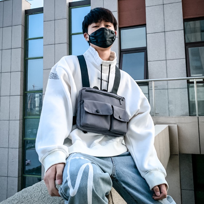 Men's Fashion Vest Bag New Chest bag tactical Chest bag