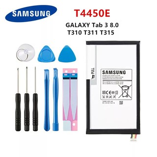 SAMSUNG Originalแท็บเล็ตT4450Eแบตเตอรี่ 4450mAhสำหรับSamsung Galaxy Tab 3 8.0 T310 T311 T315 SM-T310 T3110 + เครื่องมือ