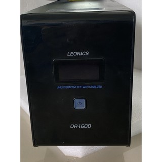 UPS (เครื่องสำรองไฟ) LEONICS OA-1600 1600va/960w *เครื่องมืองสอง* พร้อมแบตเตอรี่ใหม่ สินค้าพร้อมใช้งาน รับประกัน 1 เดือน