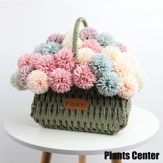 Plants Center P003 ดอกไม้ปลอม ดอกไม้ประดิษฐ์ ผ้าไหม ดอกแดนดิไลอัน ดอกเบญจมาศ สำหรับตกแต่งบ้าน
