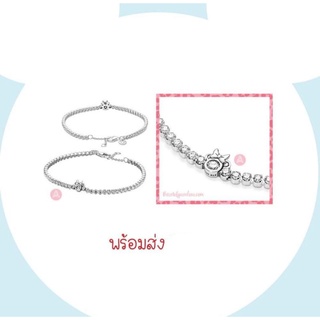 Pandora silver bracelet ข้อมือเพชรมินนี่