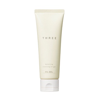 THREE Balancing cleansing Oil Gel - 100g  ออยล์ทำความสะอาดเครื่องสำอาง จากทรี ช่วยเก็บกักความชุ่มชื้นได้อย่างยาวนาน ทำให้ผิวดูเปล่งประกายและปลอบประโลมผิวที่เหนื่อยล้าด้วยกลิ่นอโรมา [แท้100%/พร้อมส่ง]