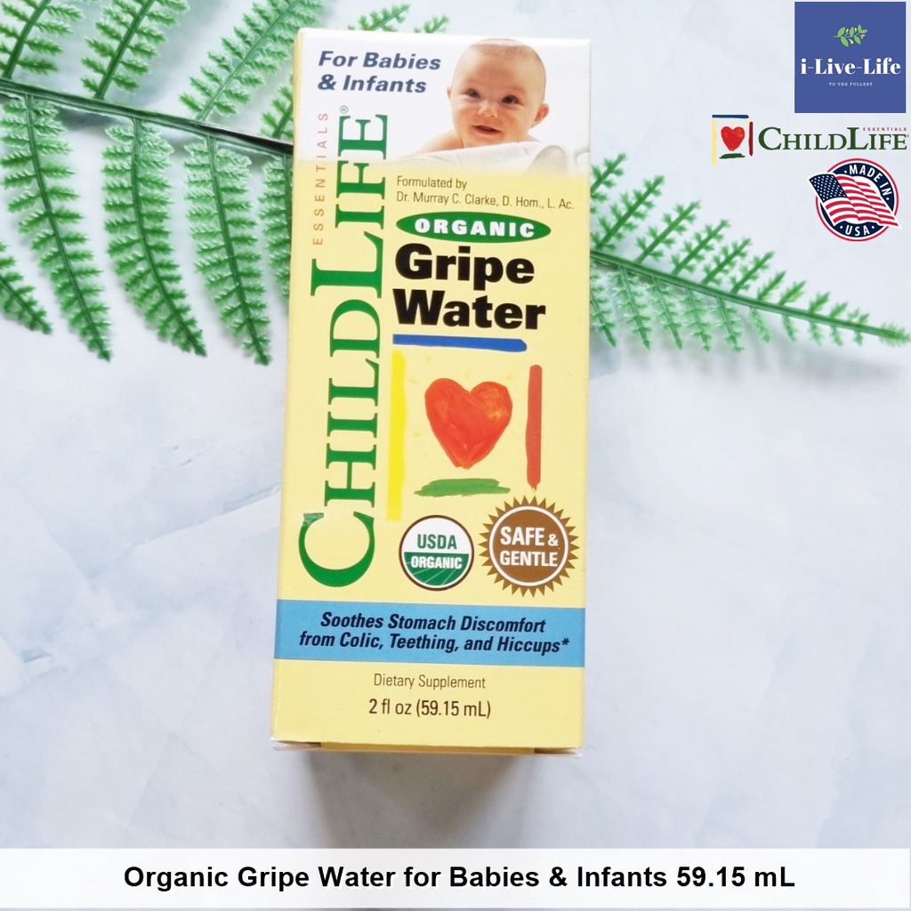 Childlife Essentials - Gripe Water Soothes Stomach Discomfort for Babies & Infants 59.15 mL ไกร๊ป วอ