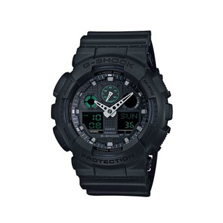 ﻿CASIO G-shock นาฬิกา GA-100MB-1ADR 2 ระบบใหม่ - Black