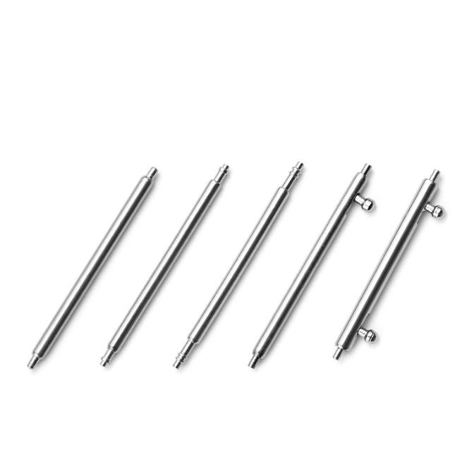 สปริงบาร์ สแตนเลส หนา1.5mm ขนาดความยาว 14-24 mm แกนสปริง Spring Bar สำหรับสายนาฬิกา ราคาต่อ1คู่ มีสิ